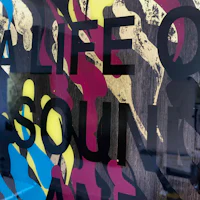 a sign with the words life of sound on it